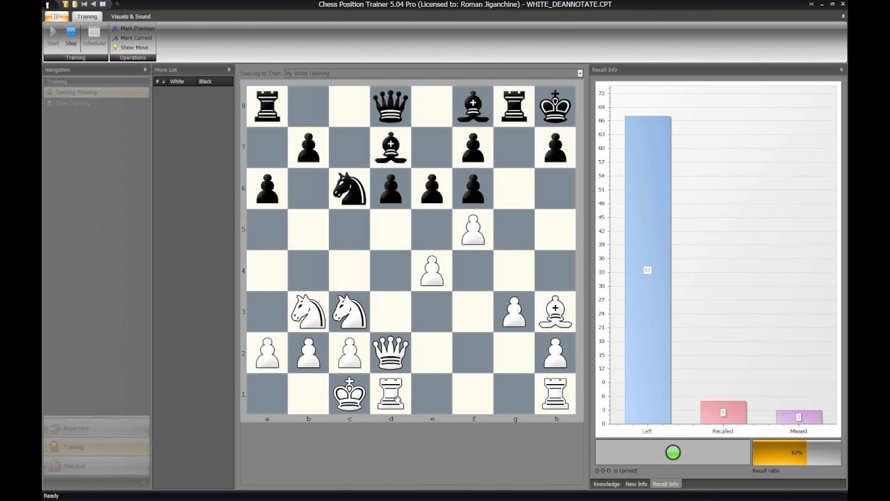 Chess trainer free online